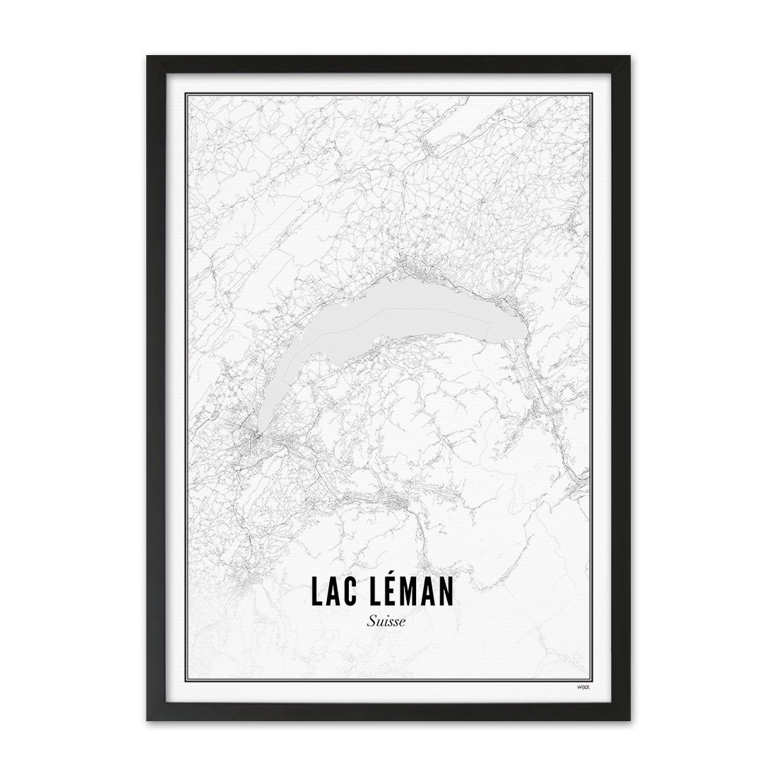 Poster van Meer van Genève | WIJCK. 